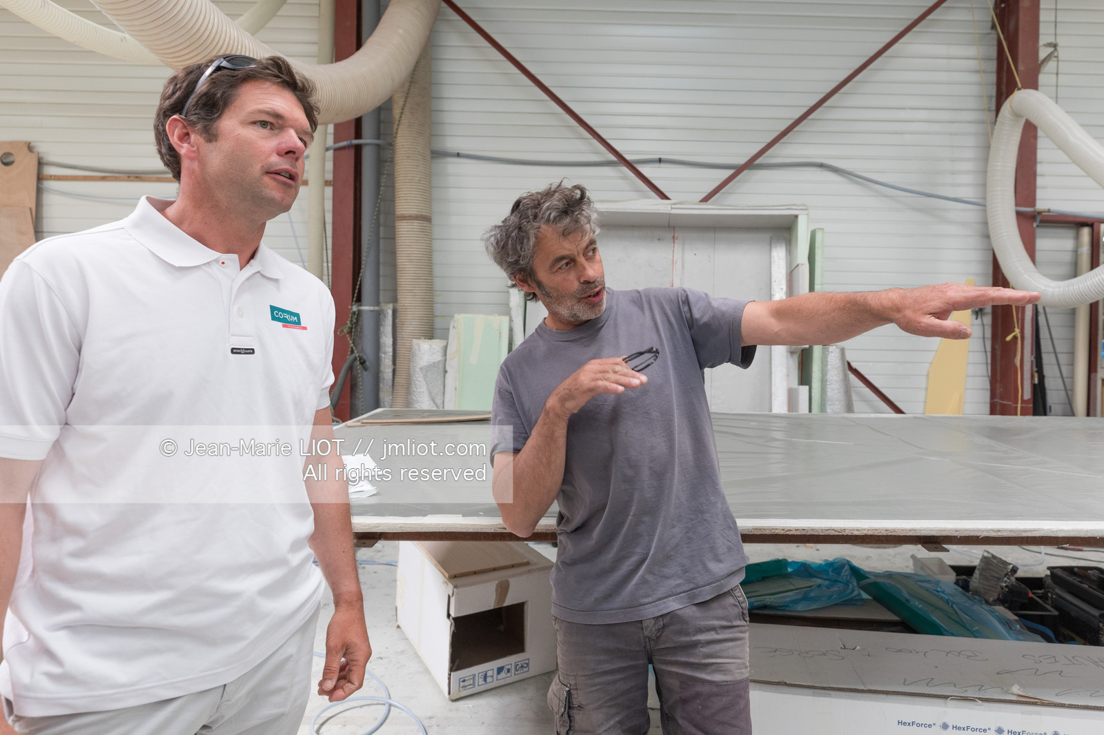 NICOLAS TROUSSEL 2018 - CLASS 40 CORUM - CHANTIER - PORTRAIT