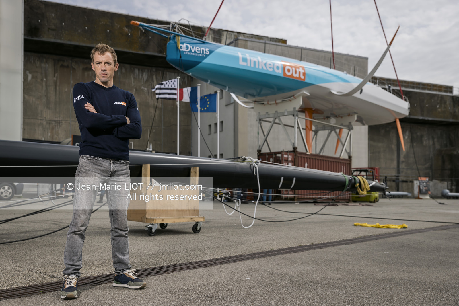 THOMAS RUYANT 2022 - MISE A L’EAU IMOCA LINKEDOUT