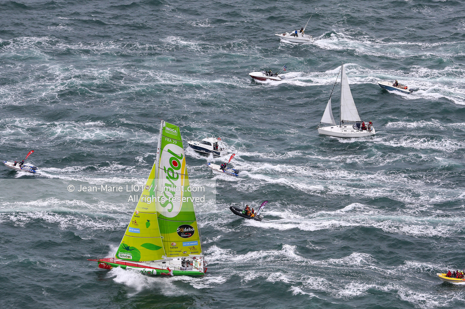 VENDEE GLOBE 2012-2013 - DEPART- JEAN-MARIE LIOT DPPI