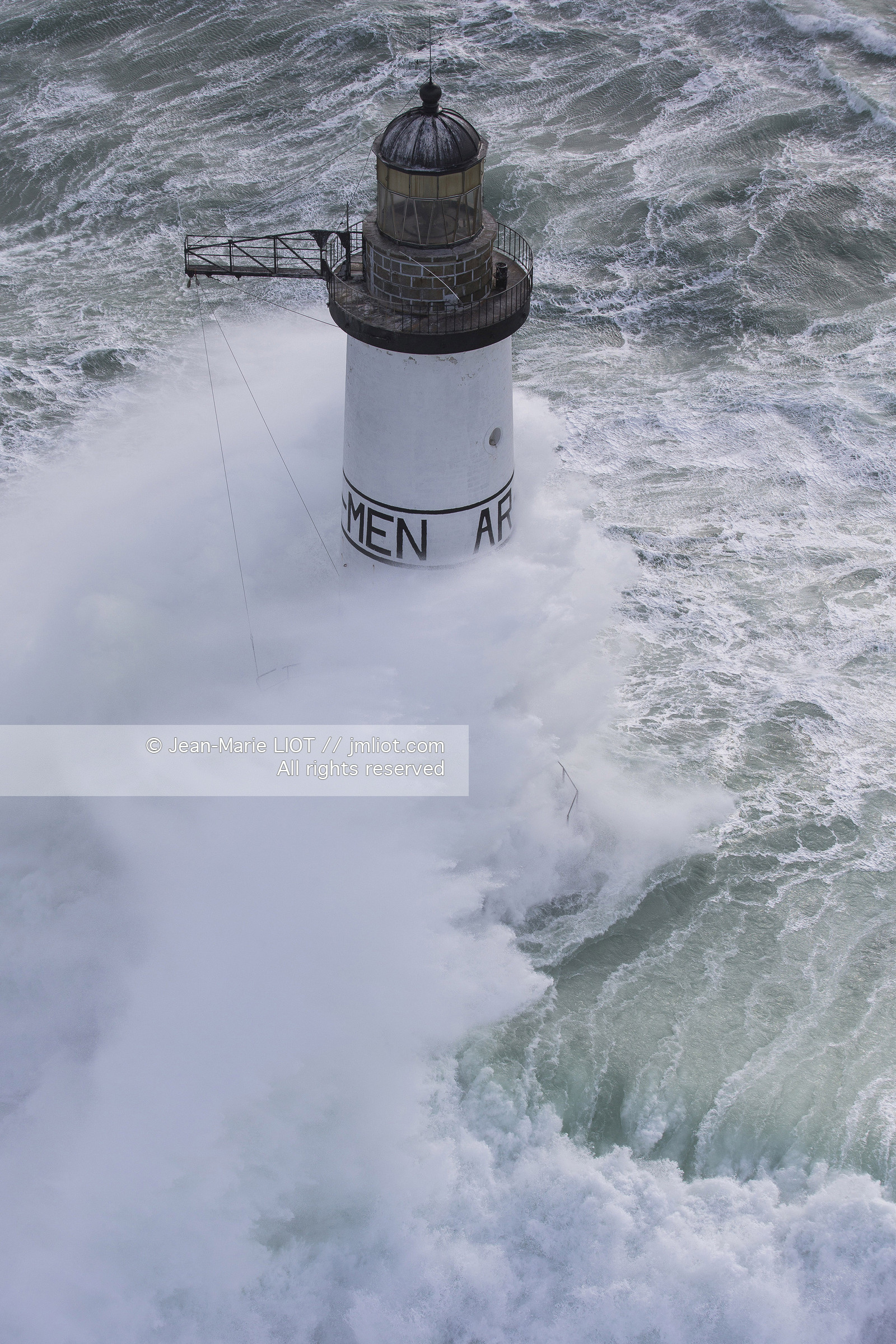 Les phares d'Iroise dans la tempête Ruth