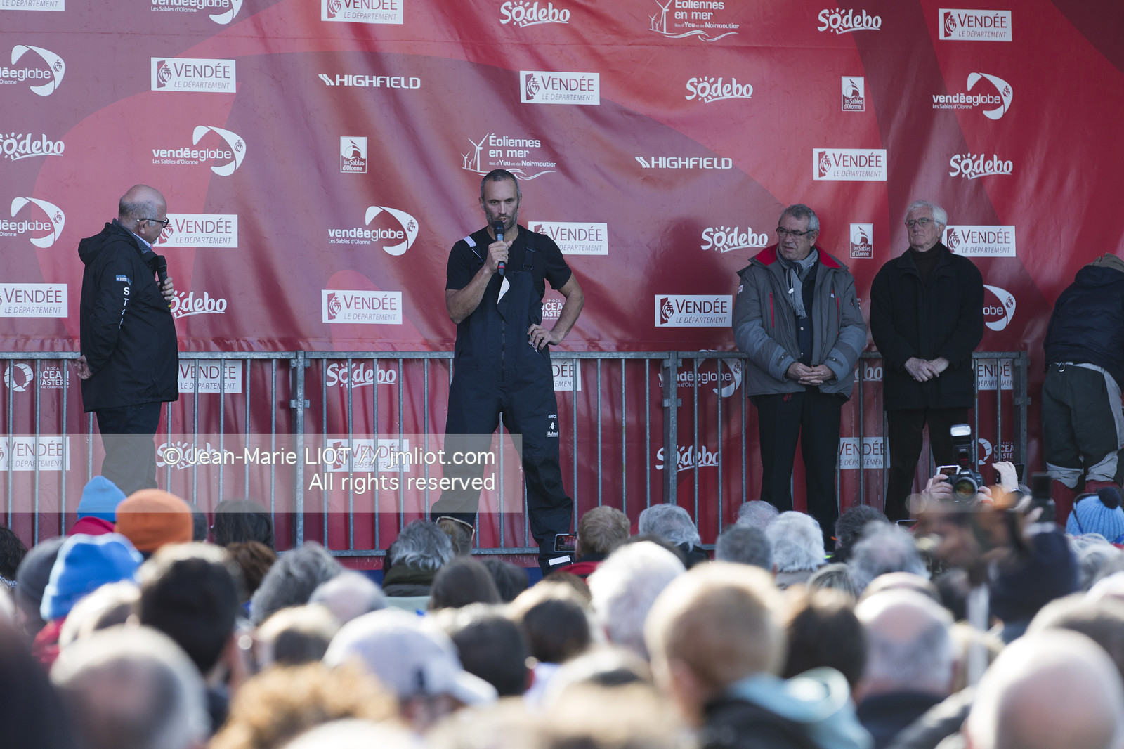 VENDEE GLOBE 2016-2017 - FABRICE AMEDEO - NEWREST-MATMUT - ARRIVEE