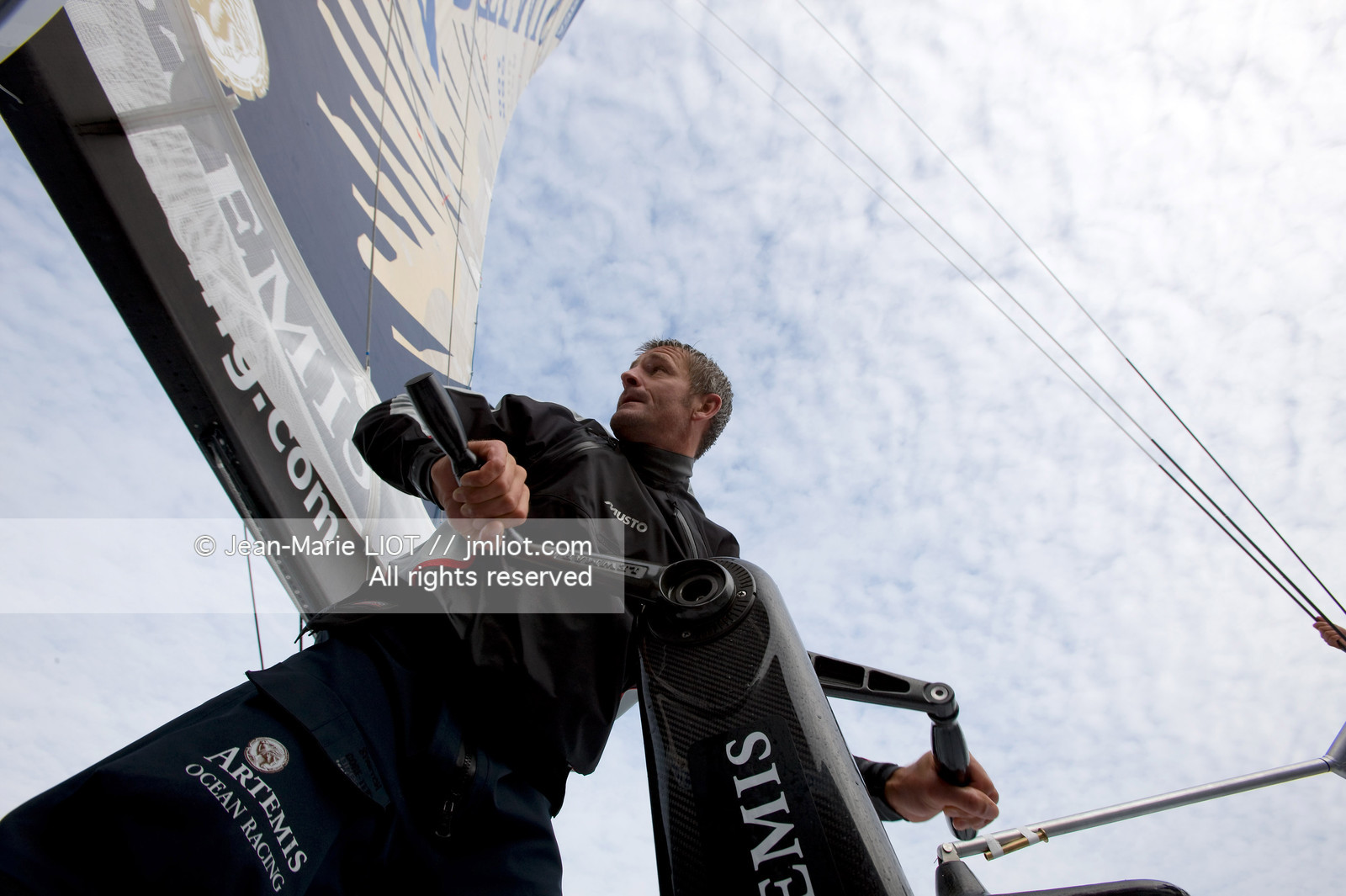 A BORD D'ARTEMIS AVEC SAM DAVIES ET SYDNEY GAVIGNET