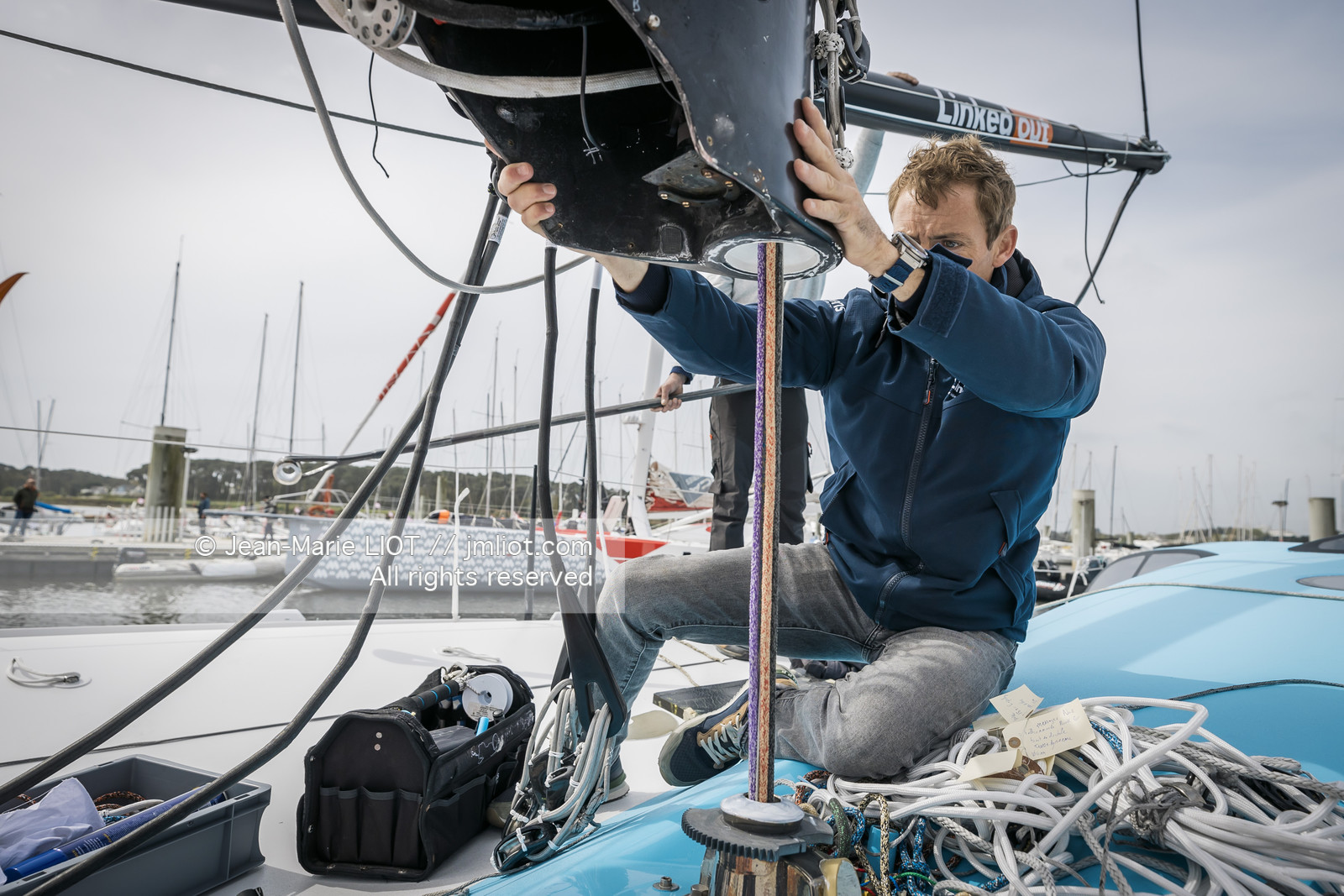 THOMAS RUYANT 2022 - MISE A L’EAU IMOCA LINKEDOUT