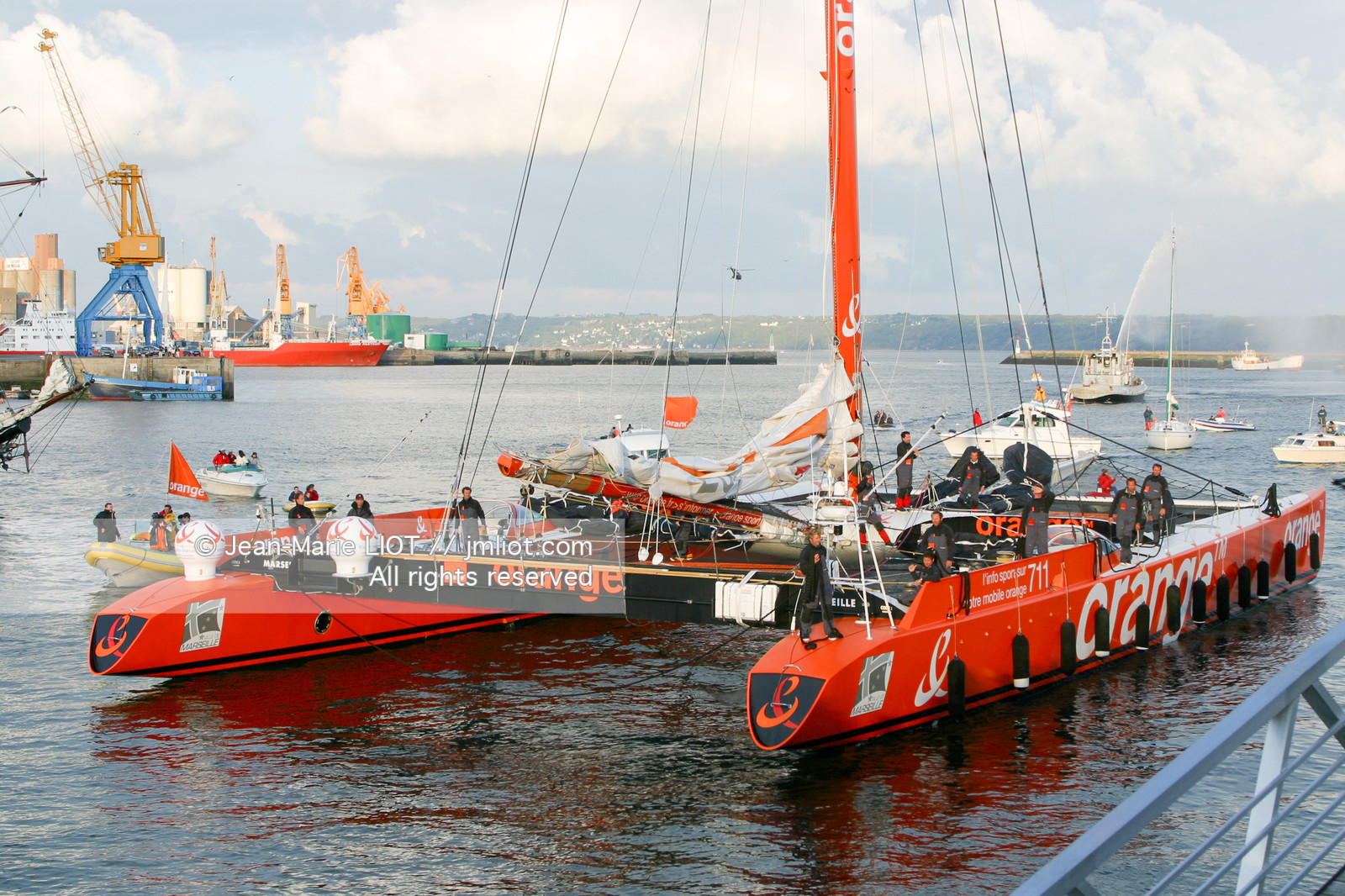 ARRIVEE ORANGE 2 BRUNO PEYRON