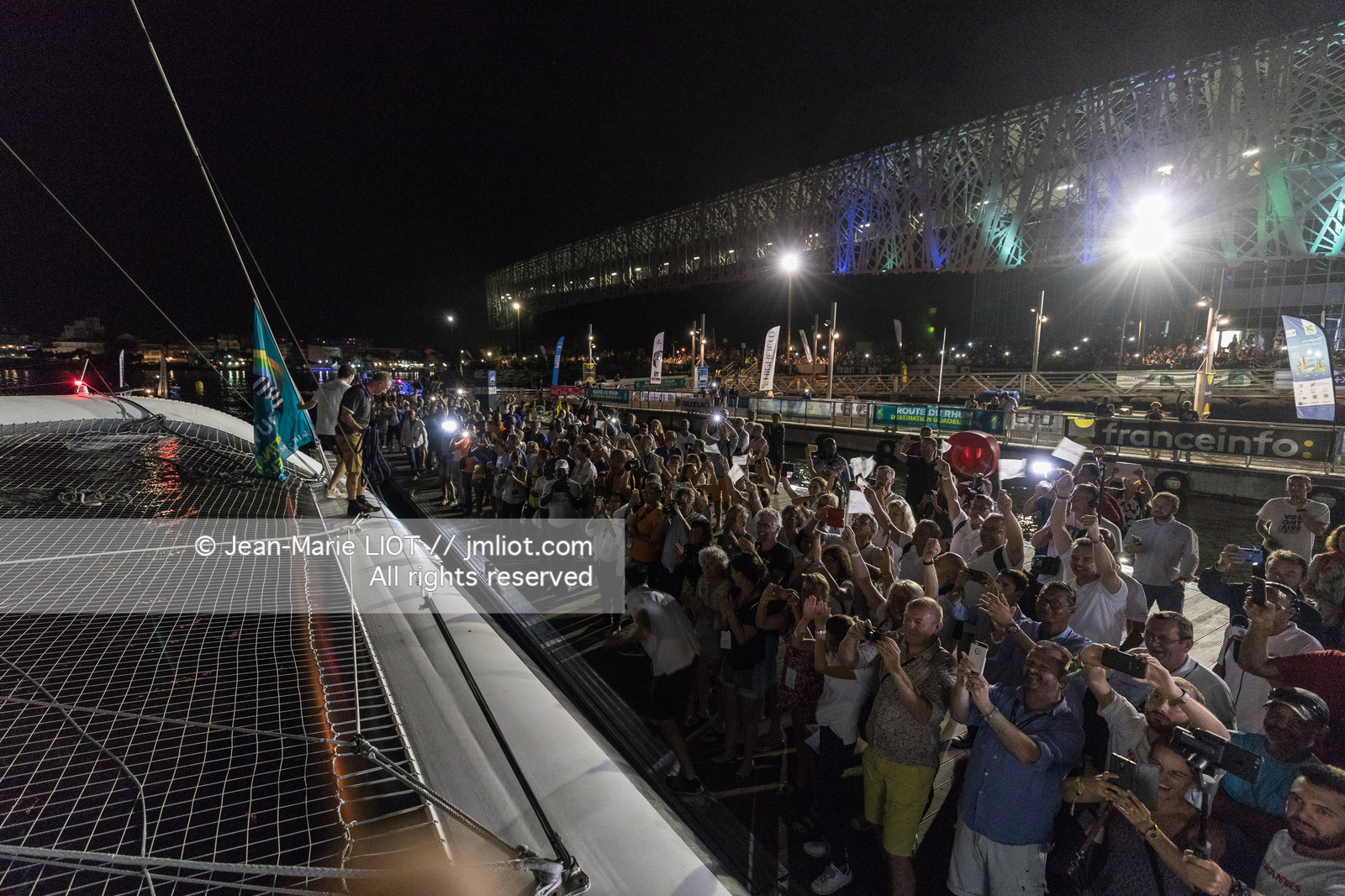 FRANCIS JOYON - ROUTE DU RHUM 2018 - ARRIVEE