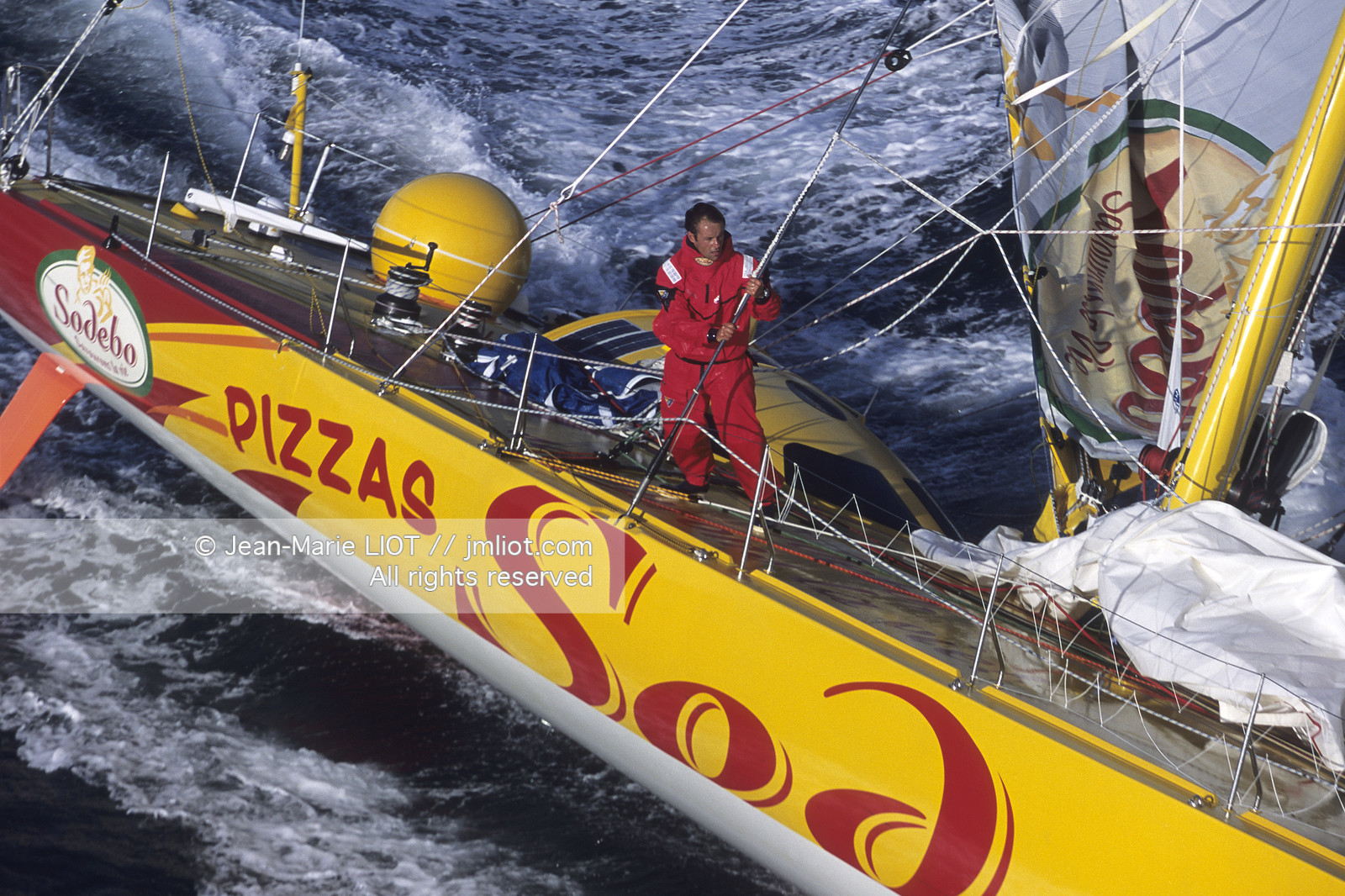 VENDEE GLOBE 2000-2001 - THOMAS COVILLE - SODEBO