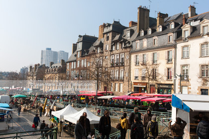 France, Bretagne, ile et vilaine monuments et visite de la ville de rennes. Photo © Jean-Marie Liot.