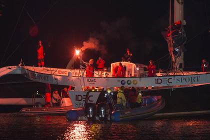 SAILING - IDEC SPORT JULES VERNE TROPHY RECORD ATTEMPT