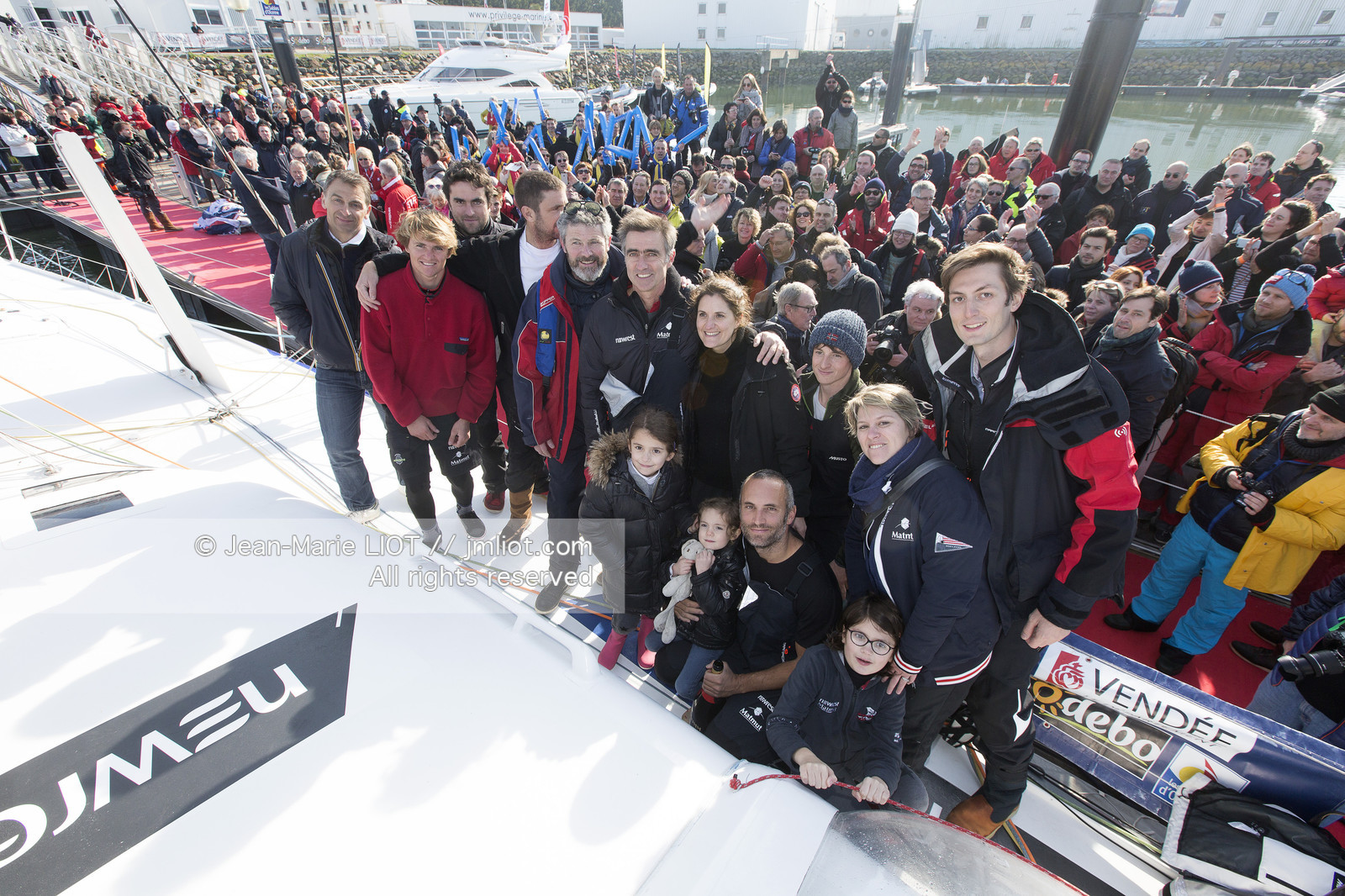 VENDEE GLOBE 2016-2017 - FABRICE AMEDEO - NEWREST-MATMUT - ARRIVEE