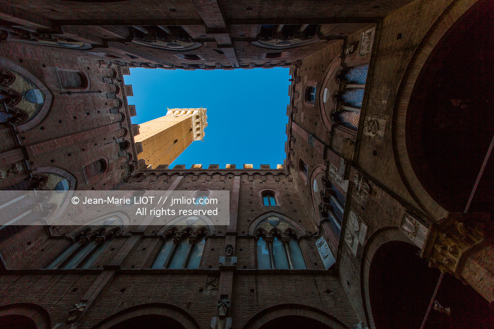 Italie, Toscane,Italy, Tuscany, Sienne, Torre del Mangia, palazzo pubblico