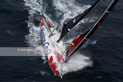 IMOCA MAITRE COQ - JEREMIE BEYOU.