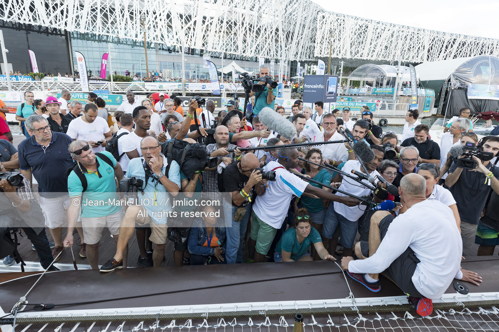 ARMEL TRIPON - ROUTE DU RHUM 2018 - ARRIVEE