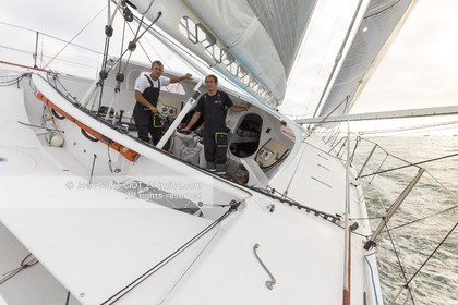 SAILING - TRANSAT JACQUES VABRE 2017 - FENETREA MIX BUFFET - ERWAN LE ROUX - VINCENT RIOU