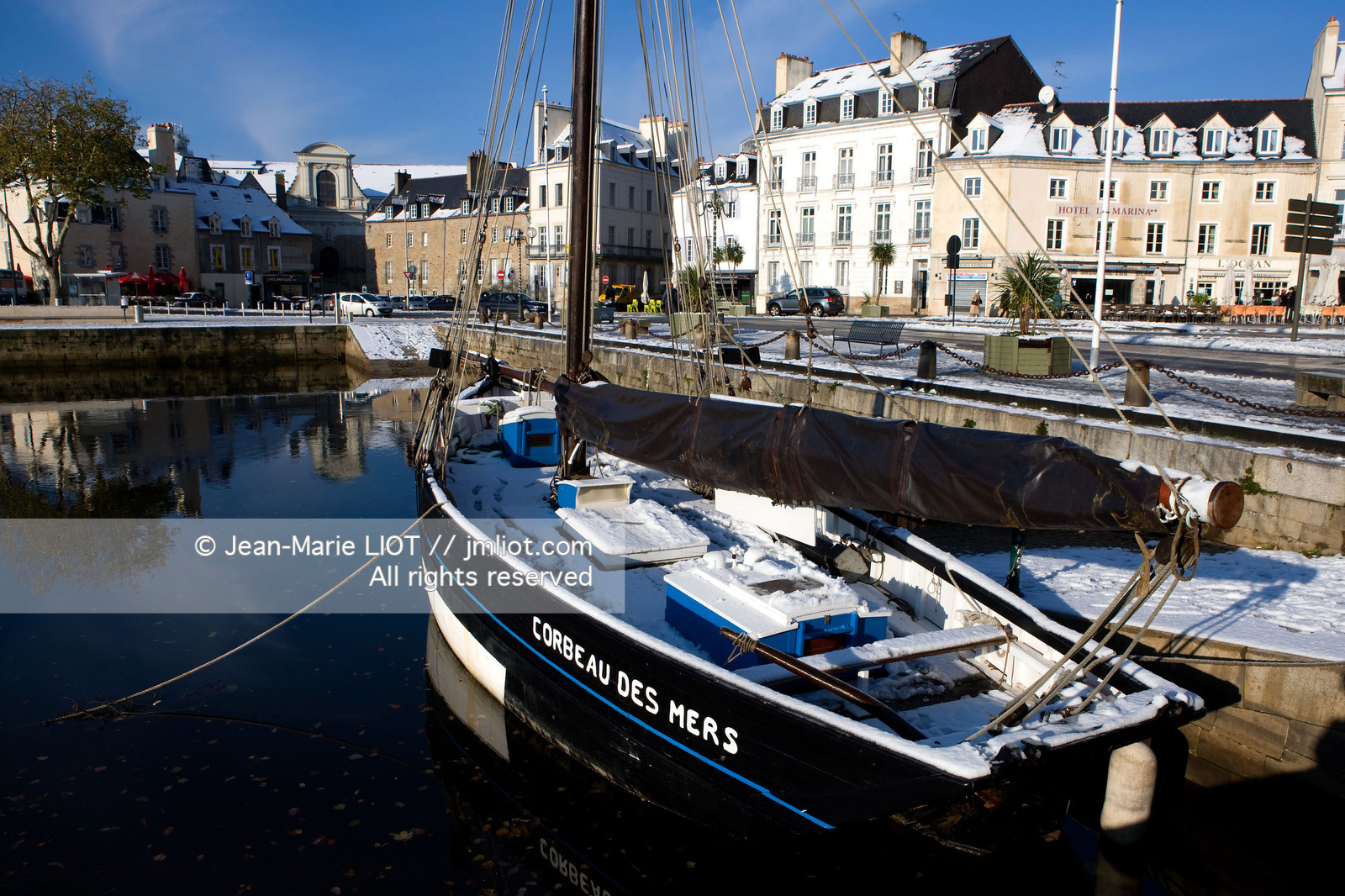 VANNES SOUS LA NEIGE