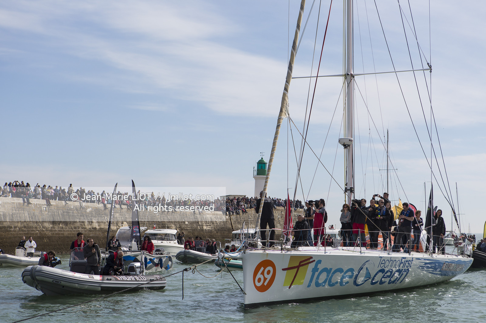 VENDEE GLOBE 2016-2017 - SEBASTIEN DESTREMAU - TECHNOFIRST - ARRIVEE