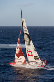 VENDEE GLOBE 2016-2017 - TANGUY DE LAMOTTE - INITIATIVES COEUR