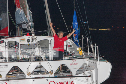 ROUTE DU RHUM 2010 - ARRIVEE DE ROLAND JOURDAIN
