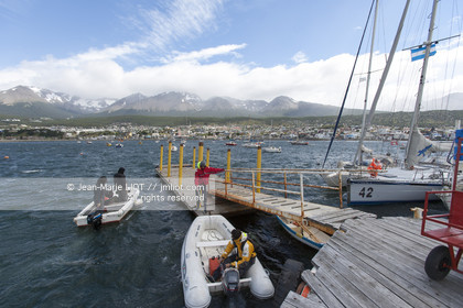 Ushuaia, Terre de Feu est la ville la plus australe du globe.Située à la pointe de l'Argentine cette province est la porte de l'antartique.photo © Jean-Marie Liot.