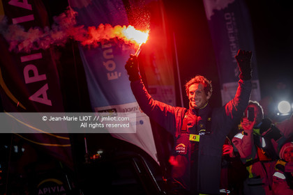 VENDEE GLOBE 2020-2021 - ARRIVEE CHARLIE DALIN