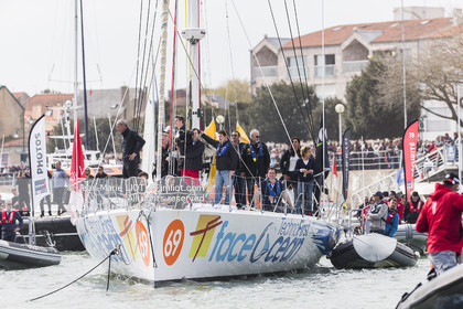 VENDEE GLOBE 2016-2017 - SEBASTIEN DESTREMAU - TECHNOFIRST - ARRIVEE