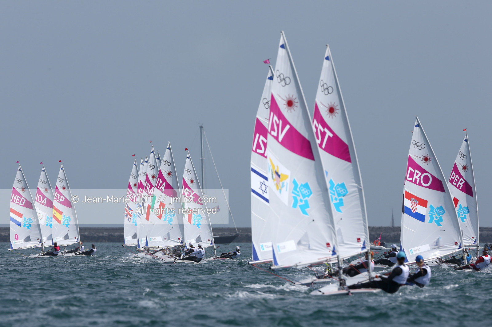 LONDON 2012 - SAILING - LASER RADIAL WOMEN.