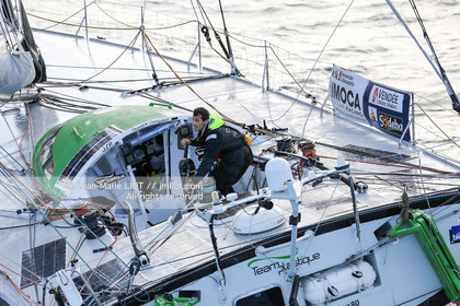 VENDEE GLOBE 2012-2013 - DEPART- JEAN-MARIE LIOT DPPI