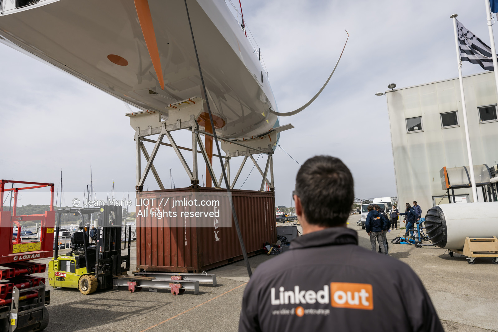 THOMAS RUYANT 2022 - MISE A L’EAU IMOCA LINKEDOUT