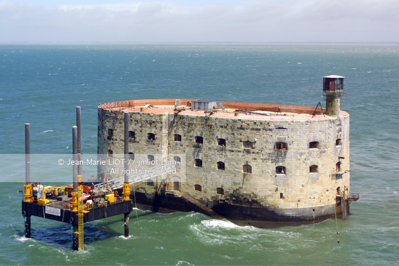 PHOTO © JEAN-MARIE LIOT, ILE D'OLERON, FORT BOYARD.