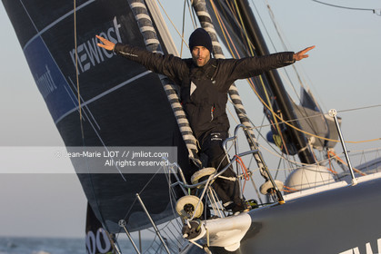 VENDEE GLOBE 2016-2017 - FABRICE AMEDEO - NEWREST-MATMUT - ARRIVEE