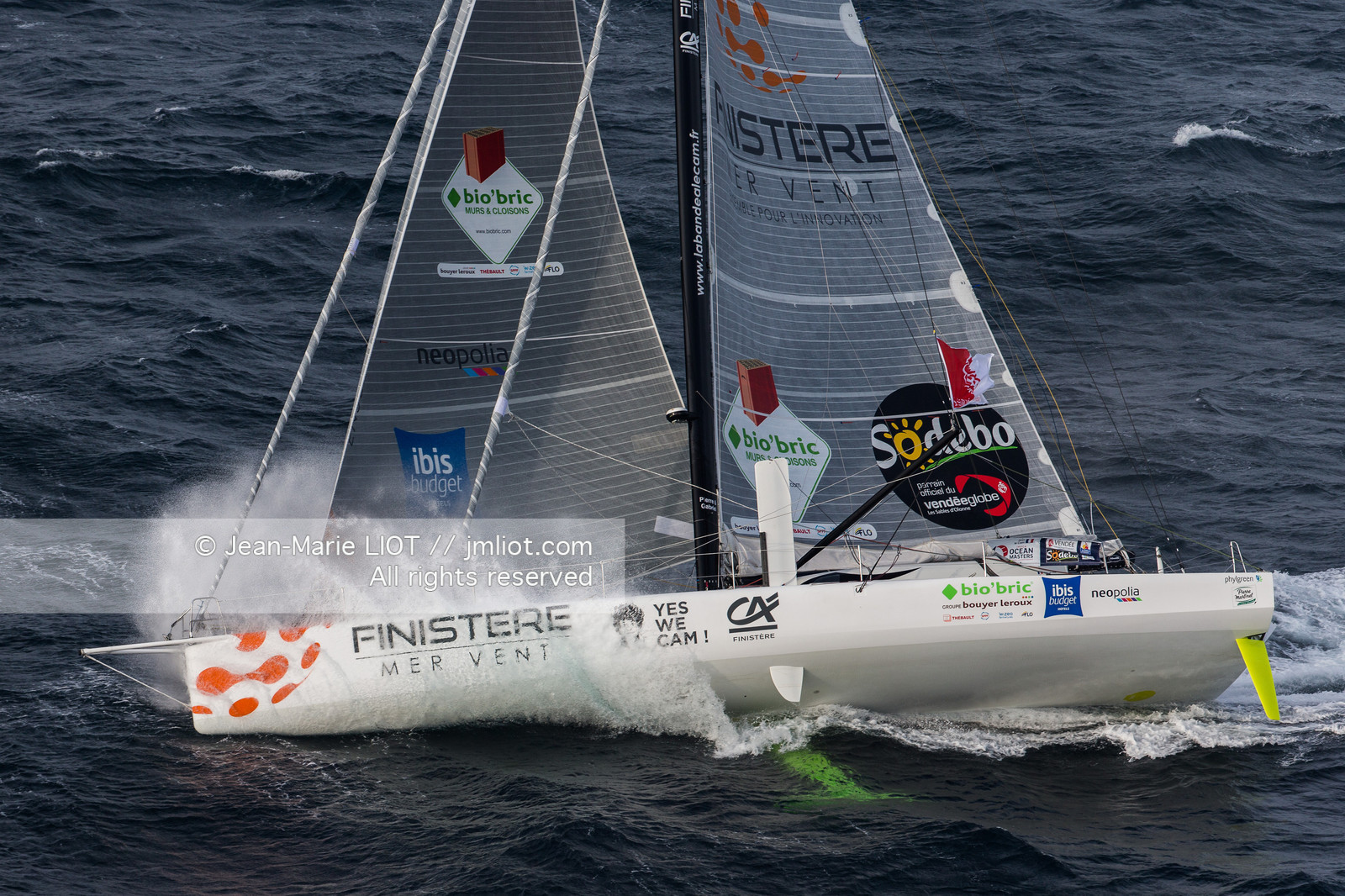VENDEE GLOBE 2016-2017 - JEAN LE CAM - FINISTERE MER VENT