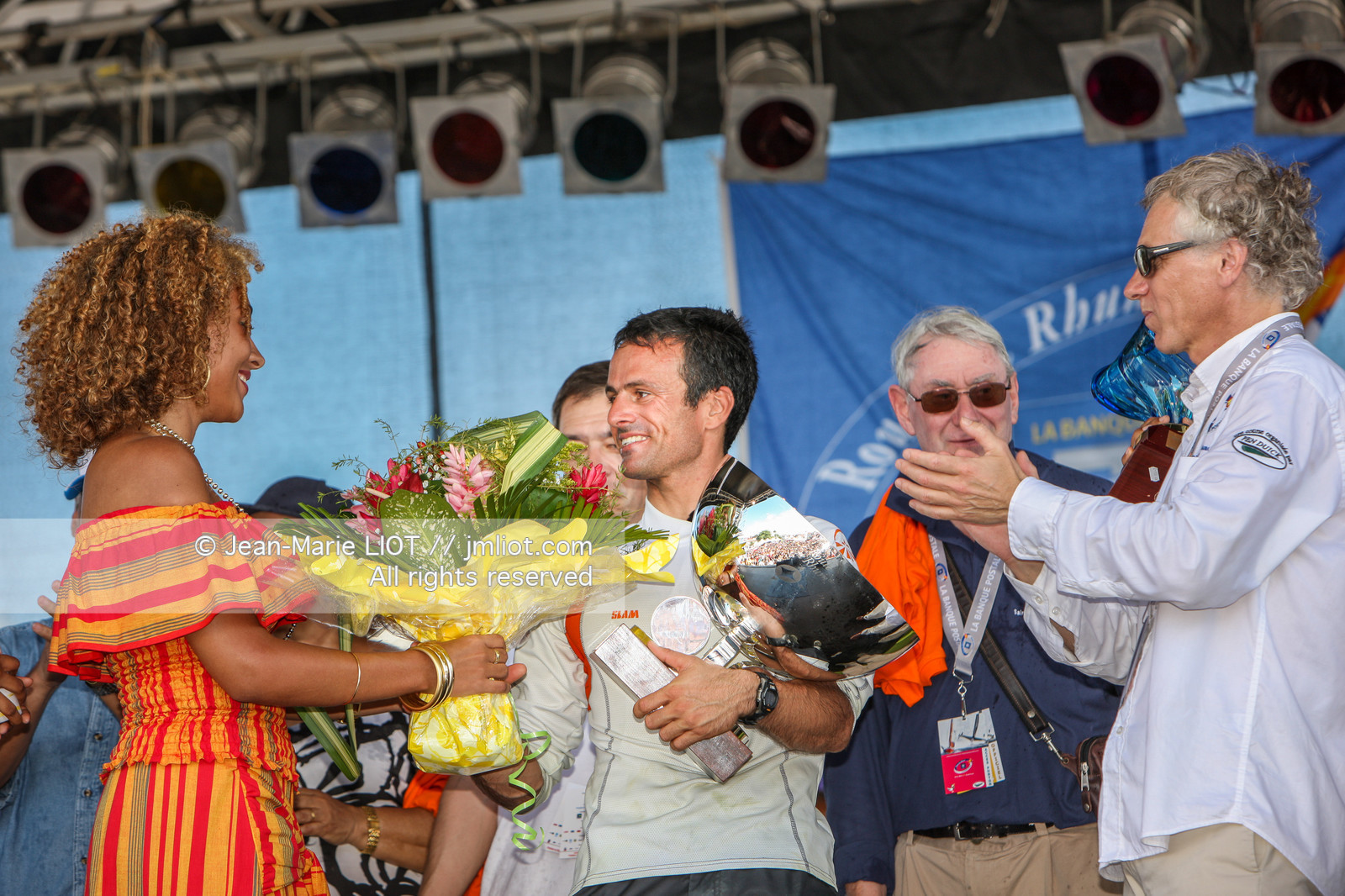 ROUTE DU RHUM 2010 - FRANCK CAMMAS - ARRIVEE