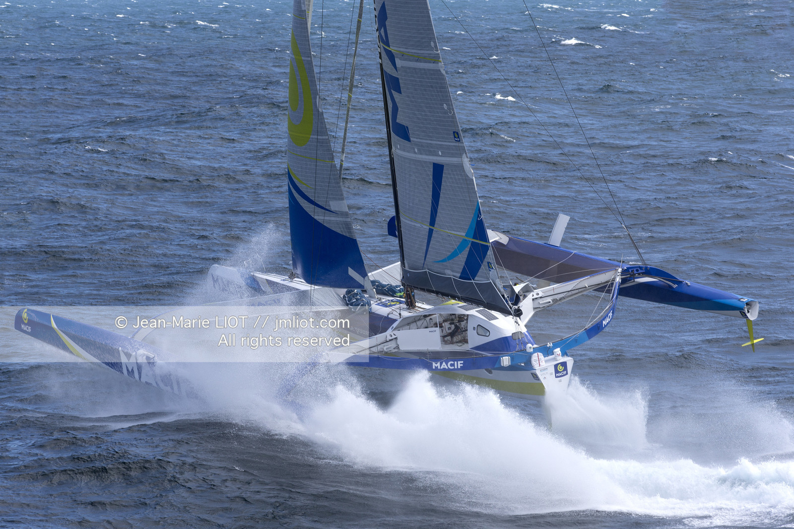 SAILING - ULTIME MACIF AERIAL MARCH 2016