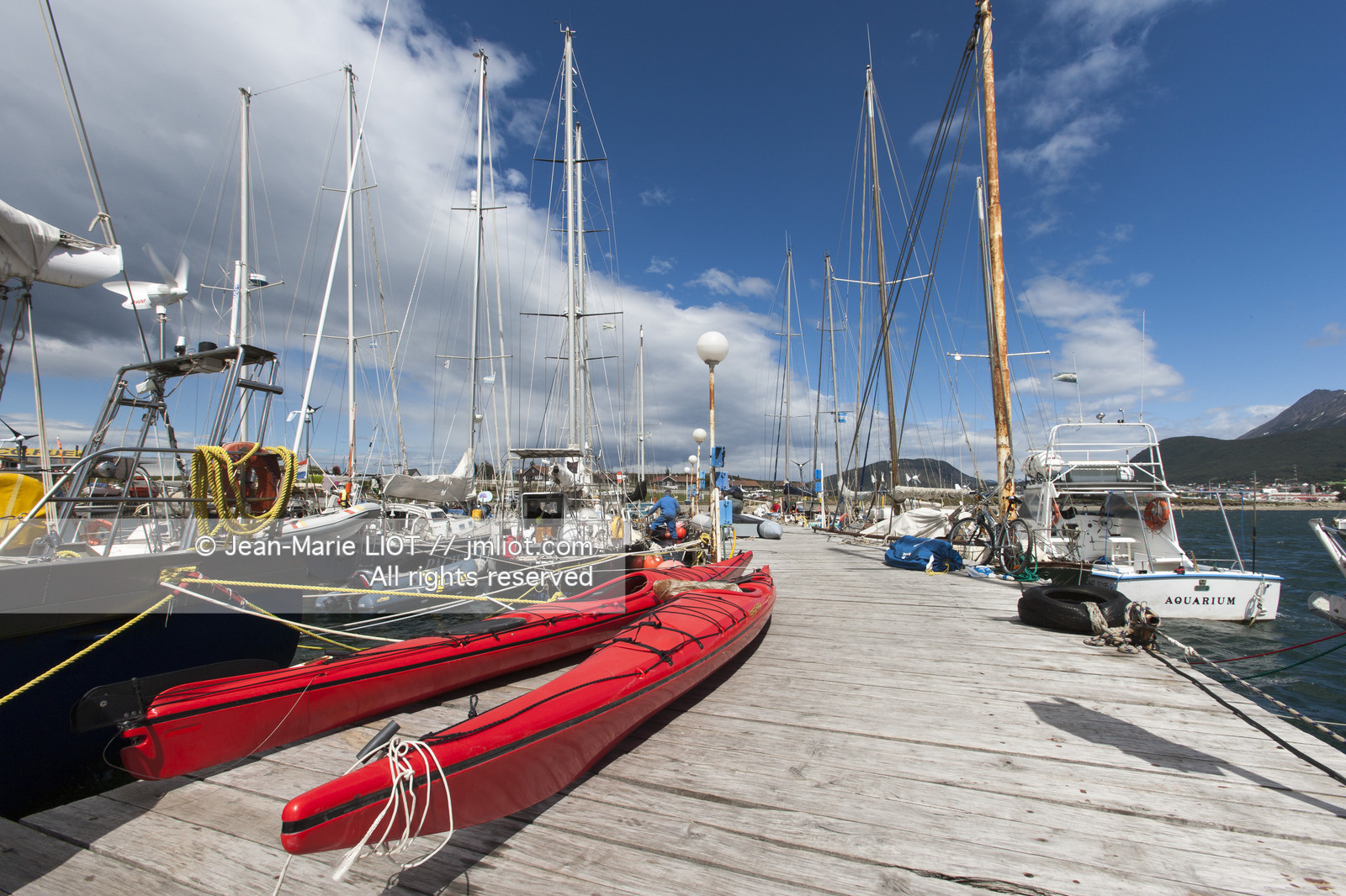 Ushuaia, Terre de Feu est la ville la plus australe du globe.Située à la pointe de l'Argentine cette province est la porte de l'antartique.photo © Jean-Marie Liot.