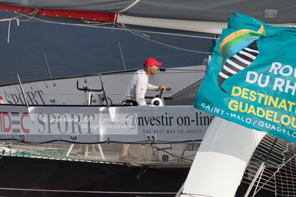 FRANCIS JOYON - ROUTE DU RHUM 2018 - ARRIVEE