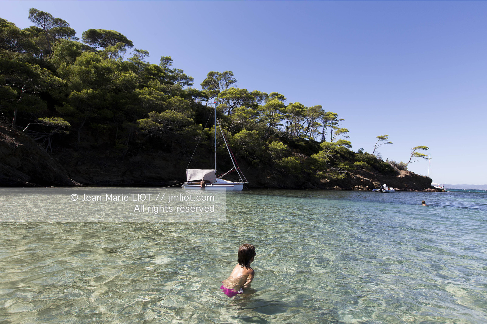 Aout 2015 mouillage à Porquerolles, découverte de l'île..Photos © JEAN-MARIE LIOT - www.jmliot.com