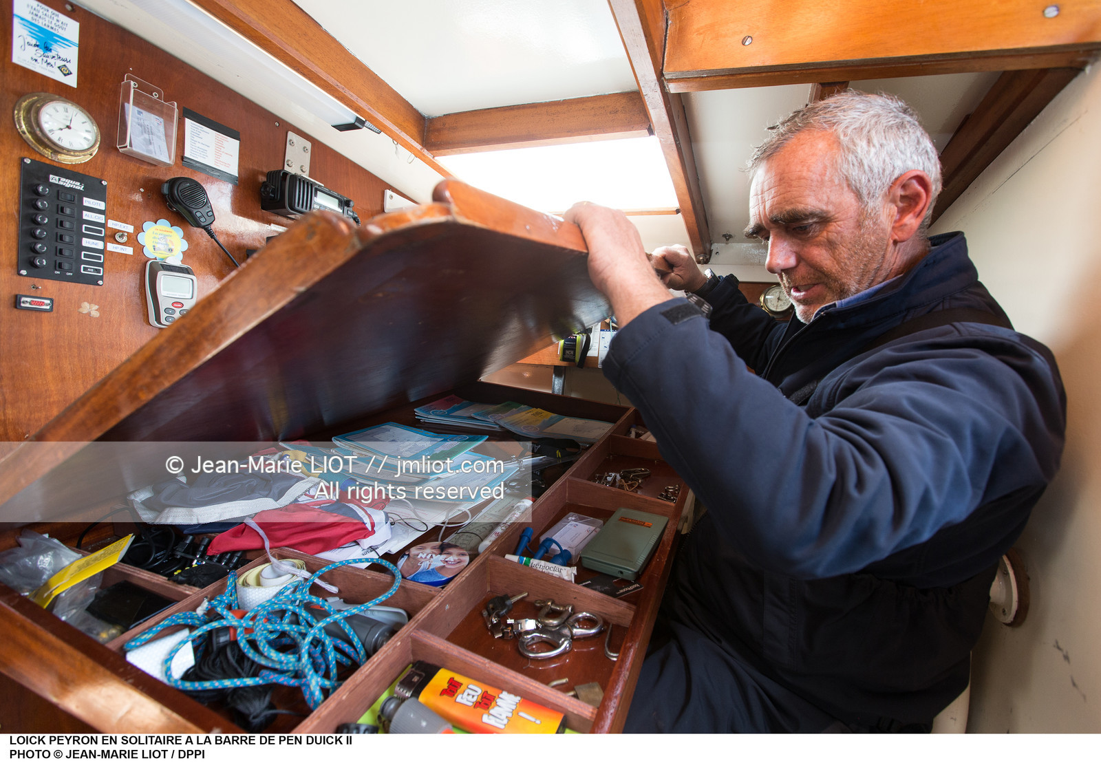 LOICK PEYRON A BORD DE PEN DUICK II