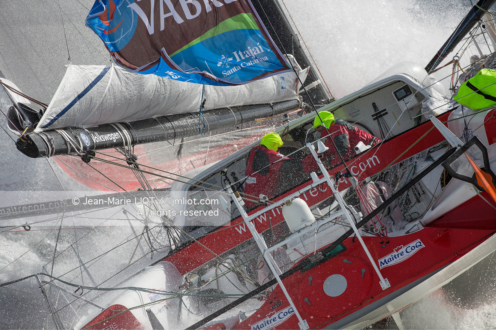 IMOCA MAITRE COQ - JEREMIE BEYOU.