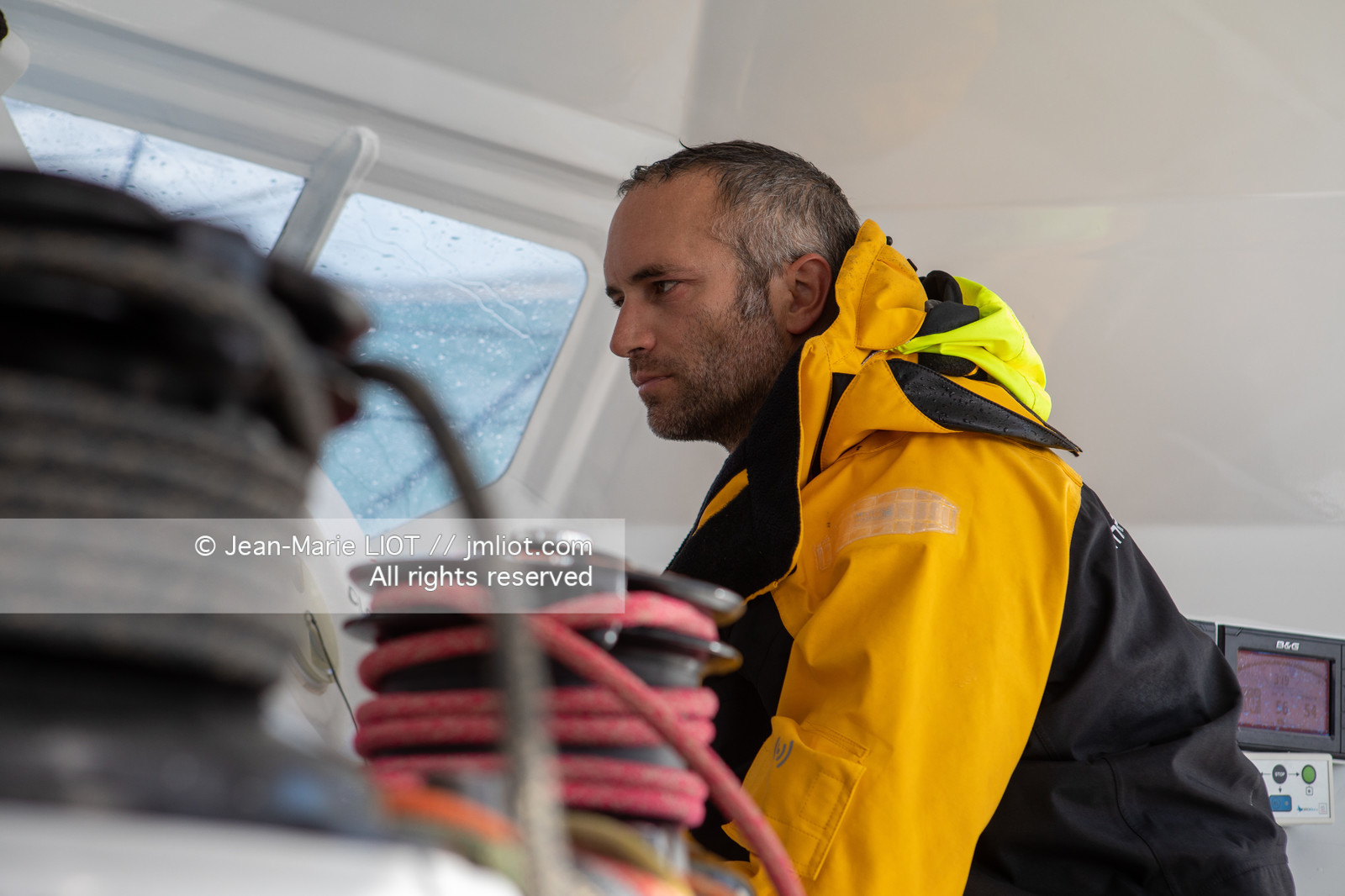 FABRICE AMEDEO ET ERIC PERON - TRANSAT JACQUES VABRE 2019 - A BORD
