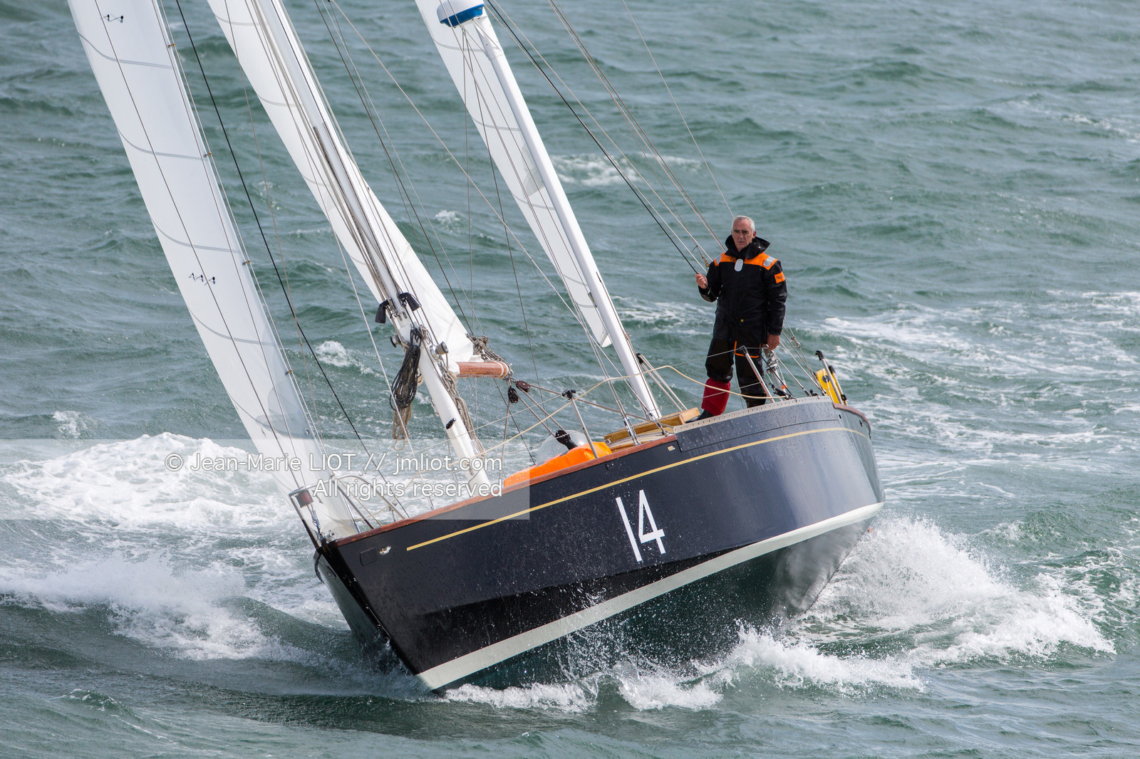LOICK PEYRON A BORD DE PEN DUICK II