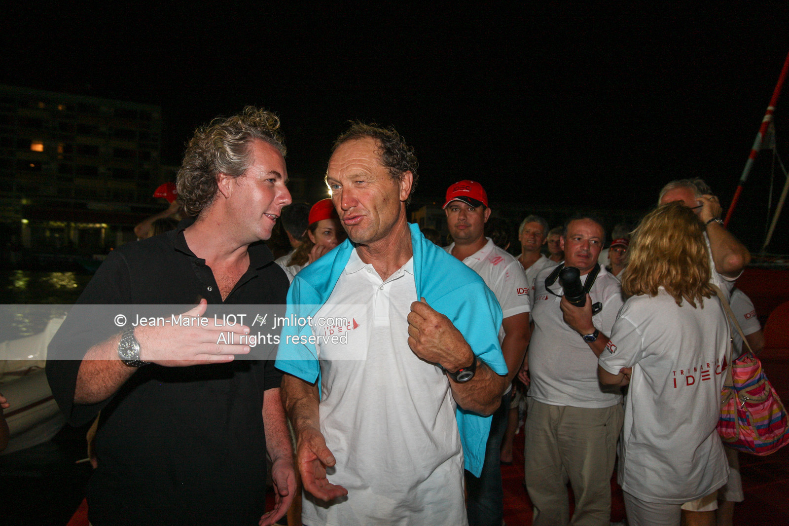 ROUTE DU RHUM 2010 - ARRIVEE DE FRANCIS JOYON