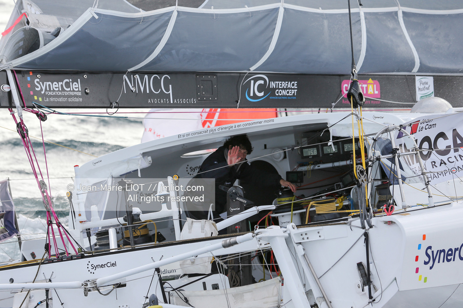 VENDEE GLOBE 2012-2013 - DEPART- JEAN-MARIE LIOT DPPI