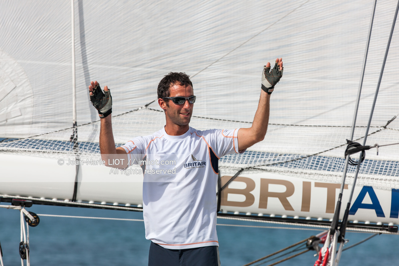 ROUTE DU RHUM 2010 - ARRIVEE DE ARMEL LE CLEAC'H