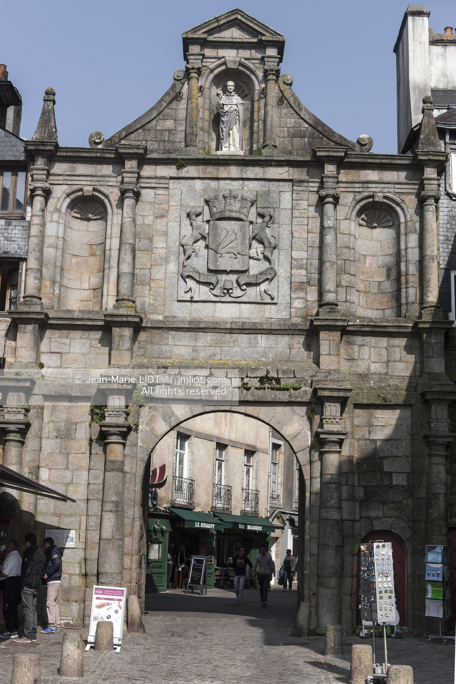 VANNES-MORBIHAN.LA PORTE SAINT VINCENT.PHOTO© JEAN-MARIE LIOT.