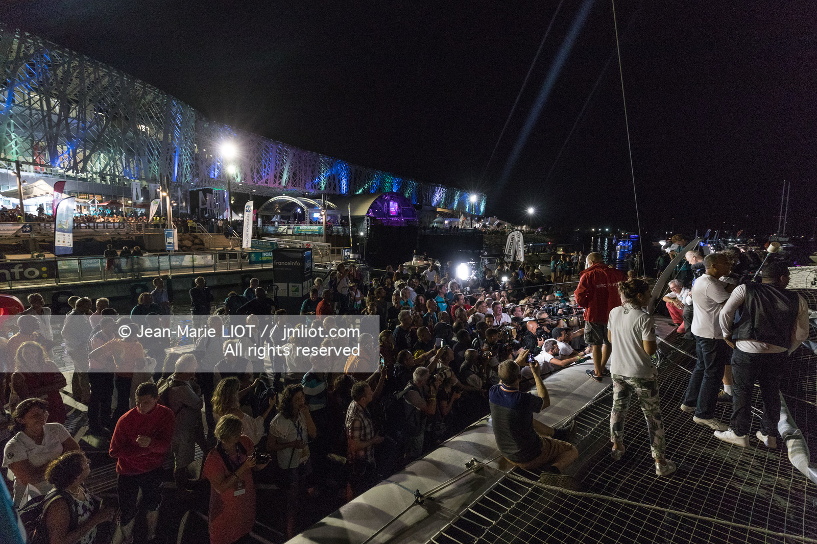 FRANCIS JOYON - ROUTE DU RHUM 2018 - ARRIVEE