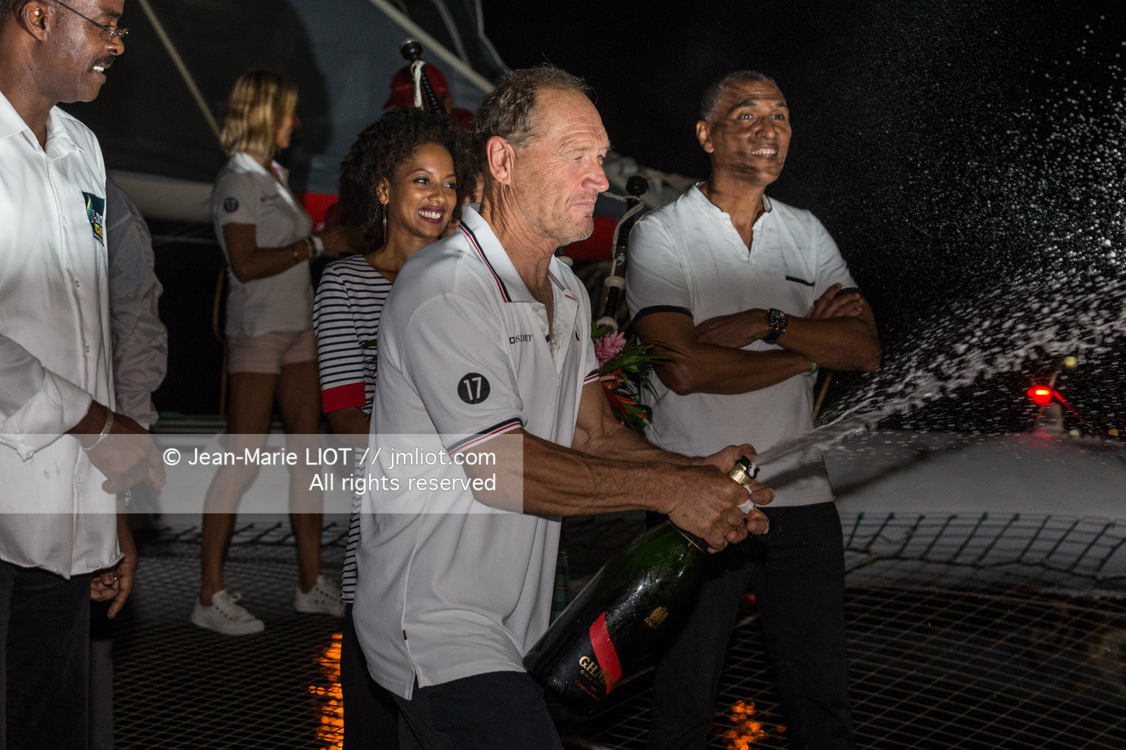 FRANCIS JOYON - ROUTE DU RHUM 2018 - ARRIVEE