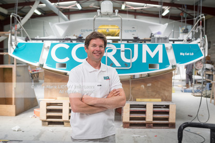 NICOLAS TROUSSEL 2018 - CLASS 40 CORUM - CHANTIER - PORTRAIT