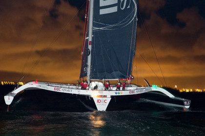 SAILING - IDEC SPORT JULES VERNE TROPHY RECORD ATTEMPT