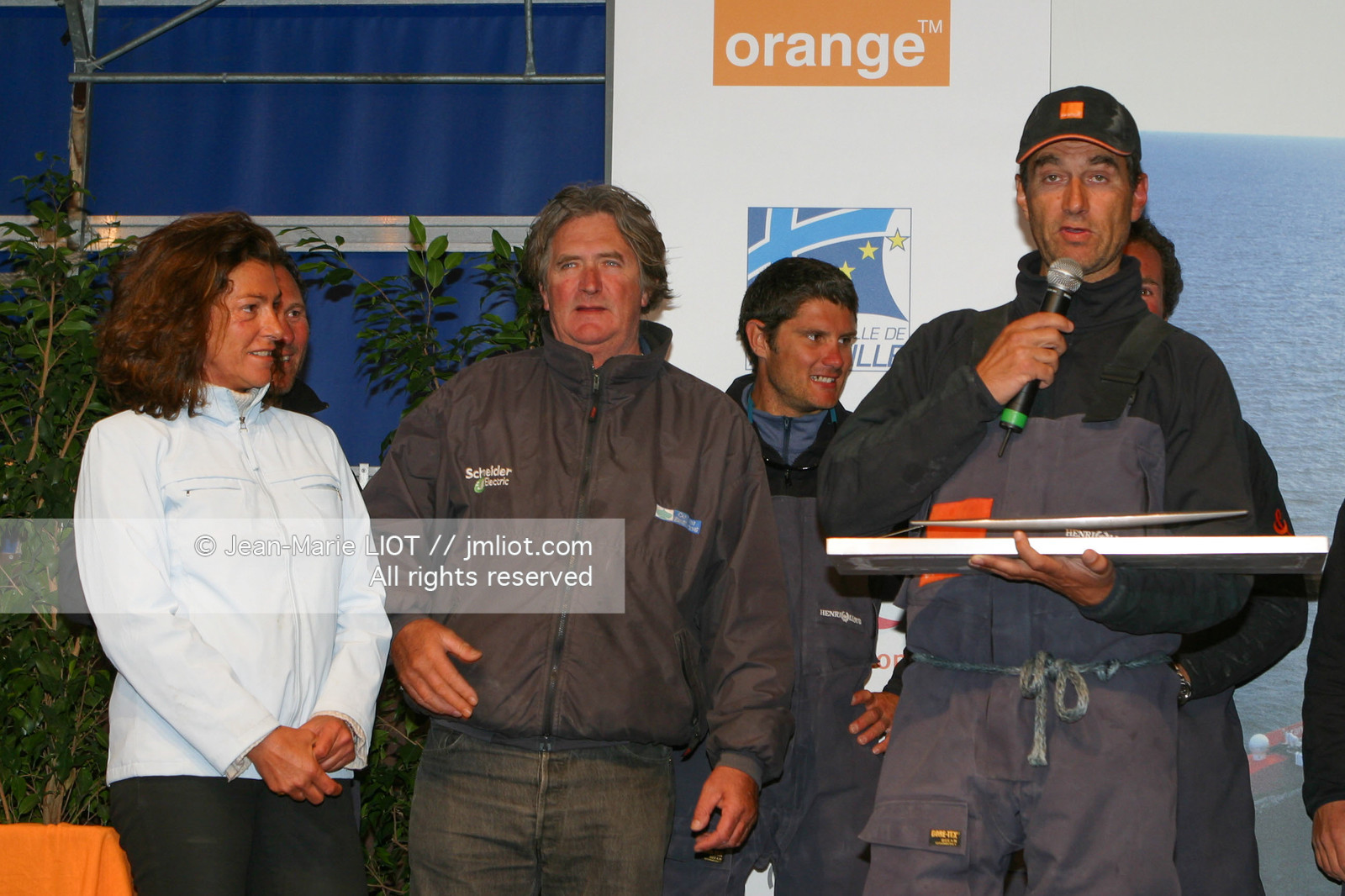 ARRIVEE ORANGE 2 BRUNO PEYRON