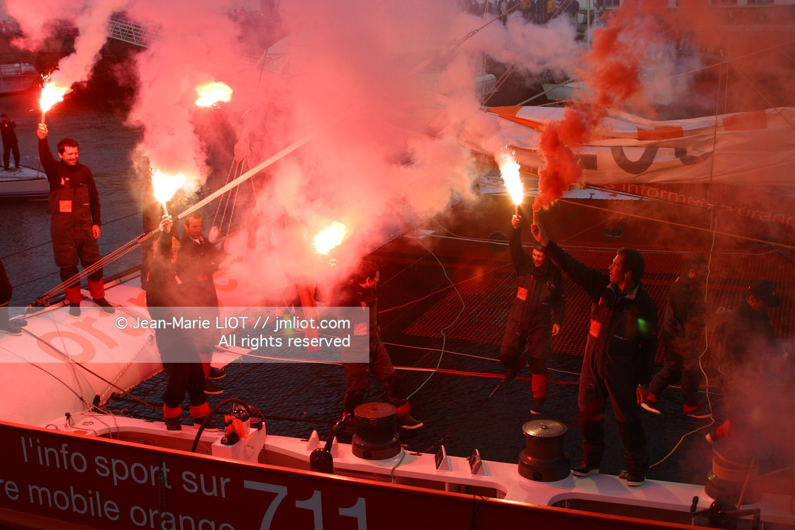 ARRIVEE ORANGE 2 BRUNO PEYRON