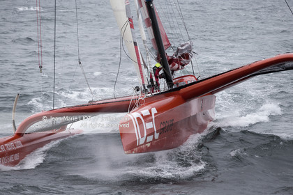 SAILING - NORTH ATLANTIC MULTI SOLO RECORD 2013